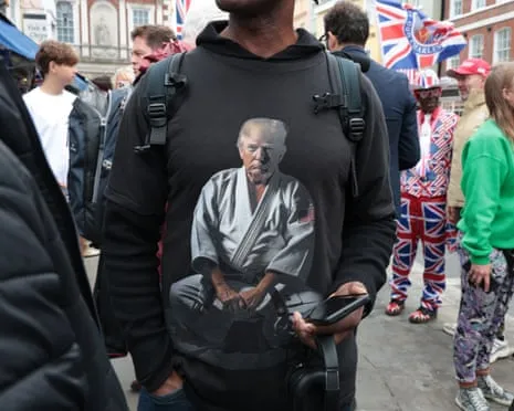 Devoted Followers Assemble in the Historic Town to Animate the President’s Spectacle of Nothing